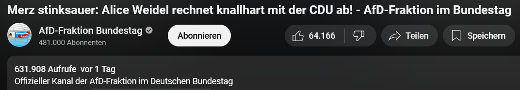 Quelle: Screenshot 2024-11-14 at 17-32-43 Merz stinksauer Alice Weidel rechnet knallhart mit der CDU ab!